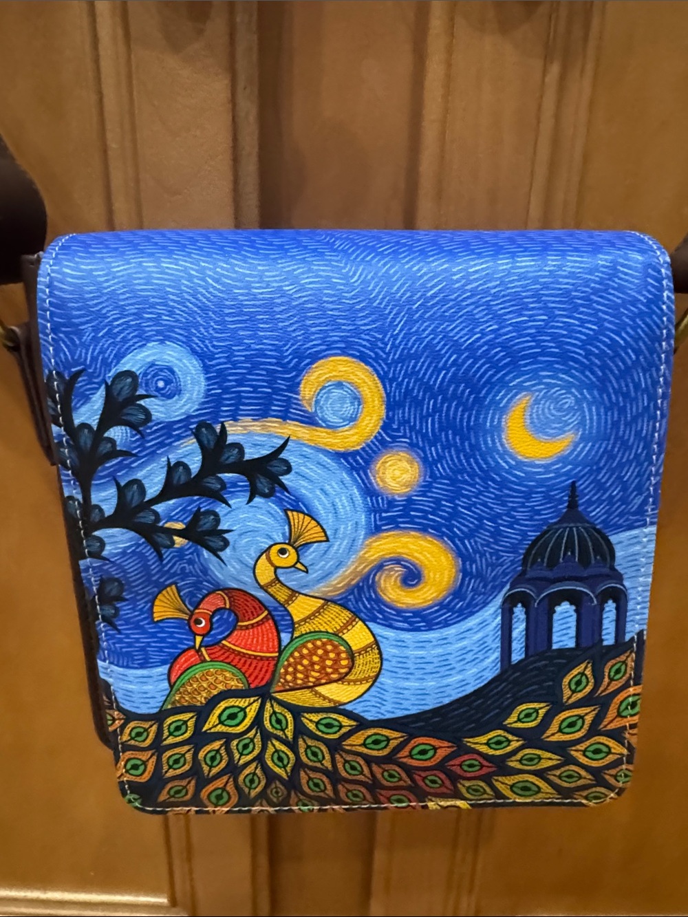 Like New Bombay Company Peacock Crossbody Bag. Free with any $50 purchase!